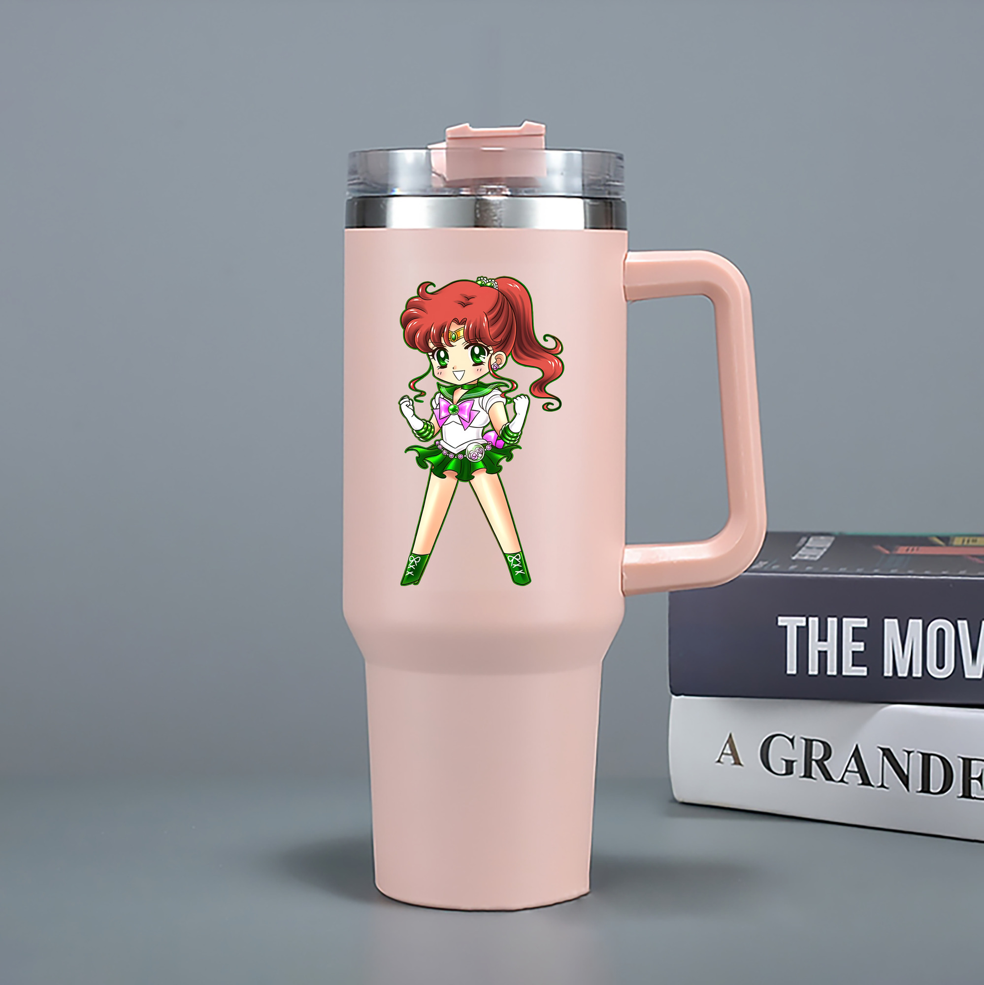 （画像用） 美少女戦士セーラームーン 木野 まこと きの まこと Sailor Moon Kino Makoto （セーラージュピター；Sailor Jupiter） 1200mL車用タンブラー（カラープリント）